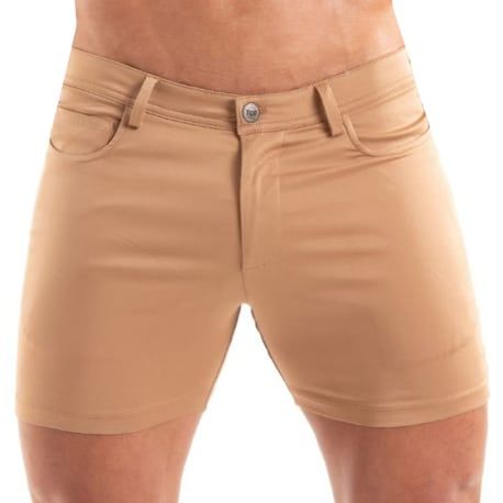 TOF Paris Bermuda Chino Marron