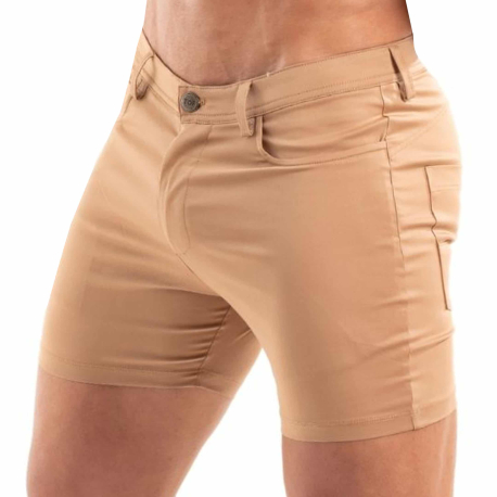 TOF Paris Chino Bermuda Shorts - Brown