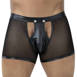 CUT4MEN R4VAGE Sheer Boxer Briefs - Black