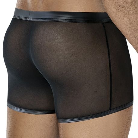 CUT4MEN R4VAGE Sheer Boxer Briefs - Black
