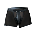 CUT4MEN R4VAGE Sheer Boxer Briefs - Black
