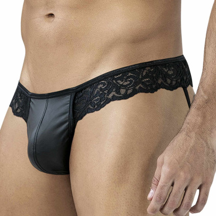 Jock Strap Lacey R4VAGE Noir CUT4MEN