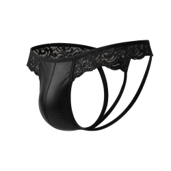 CUT4MEN R4VAGE Lacey Jock - Black