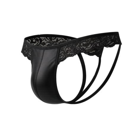 CUT4MEN R4VAGE Lacey Jock - Black