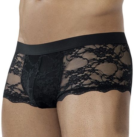 CUT4MEN R4VAGE Lacey Trunks - Black