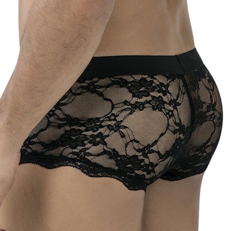 CUT4MEN R4VAGE Lacey Trunks - Black