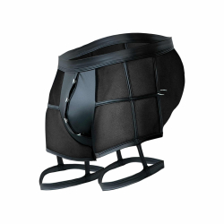 Boxer Jarretière Prison R4VAGE Noir CUT4MEN