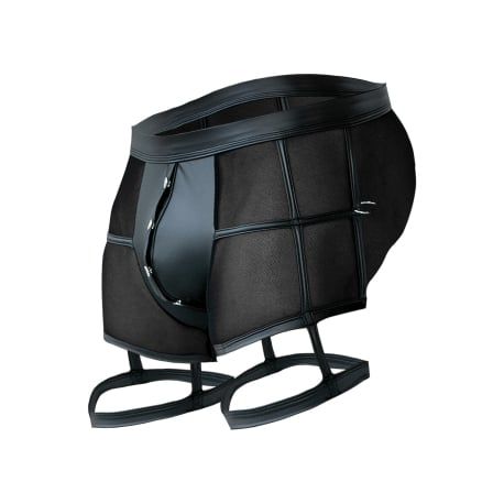 CUT4MEN R4VAGE Prison Garter Trunks - Black