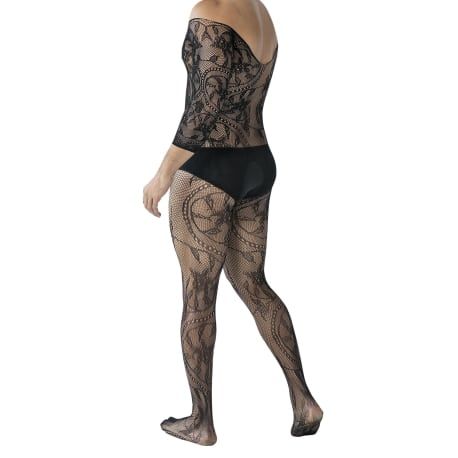 CUT4MEN Body Lacey Fishnet R4VAGE Noir
