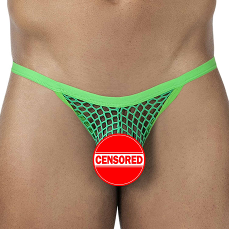 CUT4MEN R4VAGE Panel Thong - Green