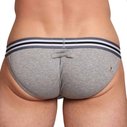 Slip Marche Gris Chiné Marcuse