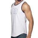 Addicted Rib AD Tank Top - White