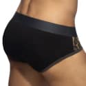 Addicted Slip Leopard Panels Noir