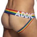 Addicted Rainbow Net Jock - Black