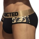 Addicted Versailles Panels Briefs - Black