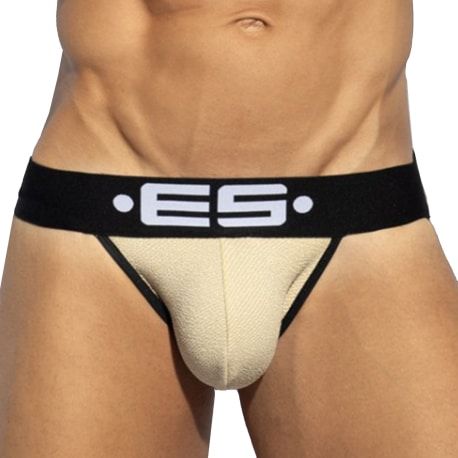ES Collection Jock Strap Skin Piqué Or