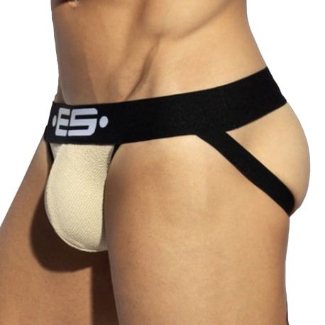 ES Collection Jock Strap Skin Piqué Or