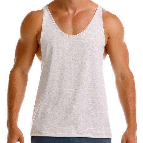 JOR Débardeur Fitness Gris Chiné