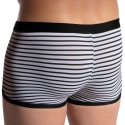 Olaf Benz RED 2475 Retropants Trunks - White - Grey