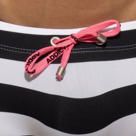 Addicted Shorty de Bain Sailor Noir - Blanc