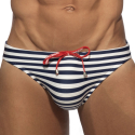 Addicted Slip de Bain Bikini Sailor Marine - Blanc