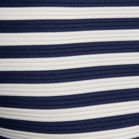 Addicted Slip de Bain Bikini Sailor Marine - Blanc