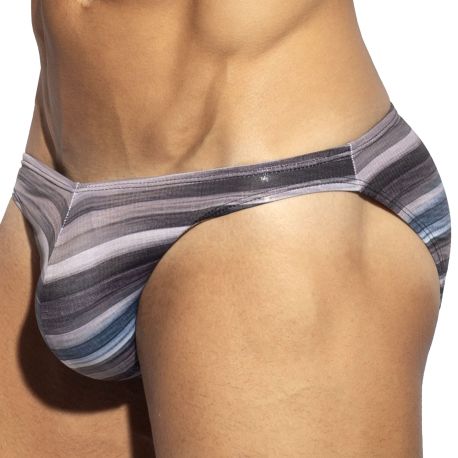 ES Collection Wetlands Bikini Briefs - Charcoal