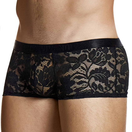 Boxer Dentelle Florale Noir Modus Vivendi