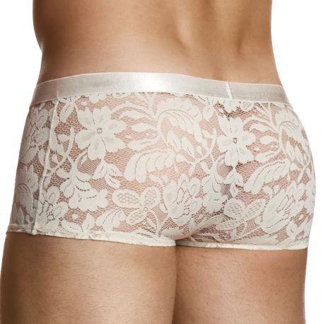 Modus Vivendi Boxer Dentelle Florale Ivoire