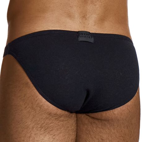 Modus Vivendi Linen Low Cut Briefs - Black