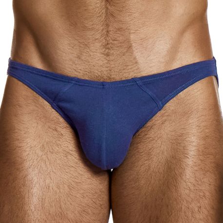 Modus Vivendi Linen Low Cut Briefs - Navy