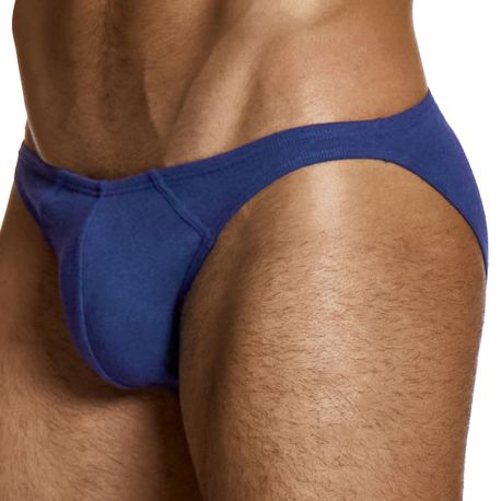 Modus Vivendi Linen Low Cut Briefs - Navy