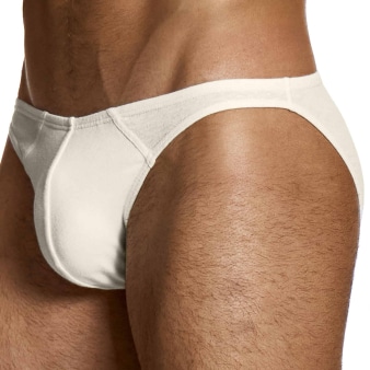 Slip Low Cut en Lin Blanc Cassé Modus Vivendi