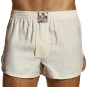 Modus Vivendi Caleçon en Lin Blanc Cassé