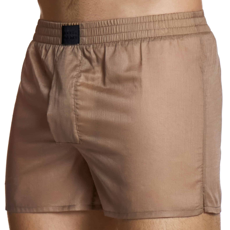 Modus Vivendi Voile Boxer Shorts - Brown