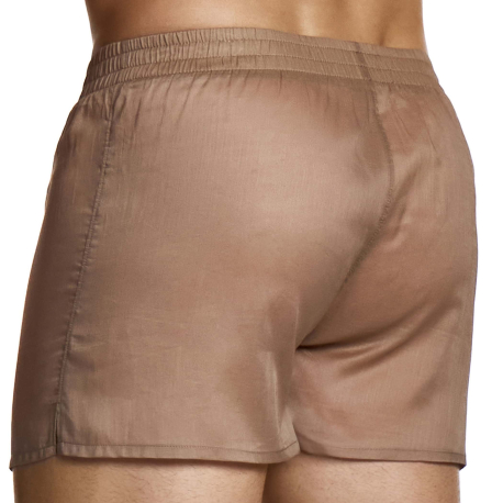 Modus Vivendi Voile Boxer Shorts - Brown