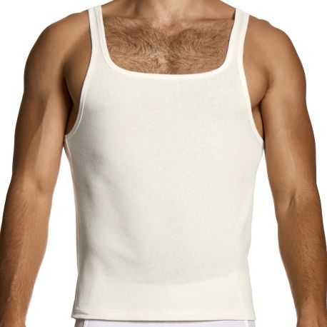 Modus Vivendi Débardeur en Lin Blanc Cassé