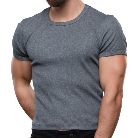Andrew Christian T-Shirt Shorty Chic Anthracite