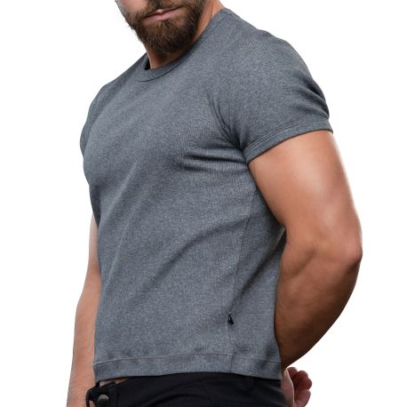 Andrew Christian T-Shirt Shorty Chic Anthracite