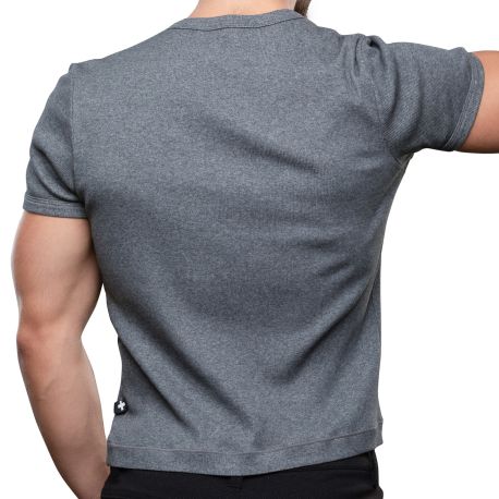 Andrew Christian Shorty Chic T-Shirt - Charcoal