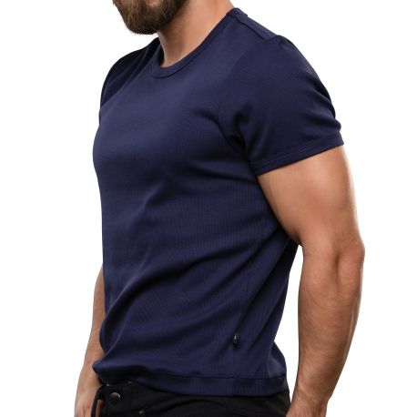 Andrew Christian T-Shirt Shorty Chic Bleu Marine