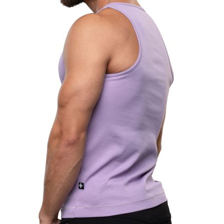 Andrew Christian Débardeur Shorty Chic Beater Lavande