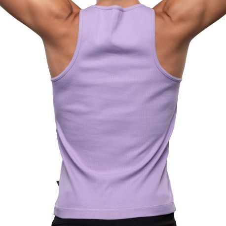 Andrew Christian Débardeur Shorty Chic Beater Lavande