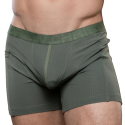 Andrew Christian Breeze Mesh Gym Boxer Briefs - Olive