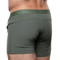 Andrew Christian Breeze Mesh Gym Boxer Briefs - Olive