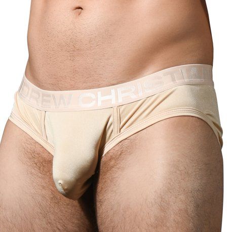 Andrew Christian Trophy Boy Bamboo Briefs - Sand