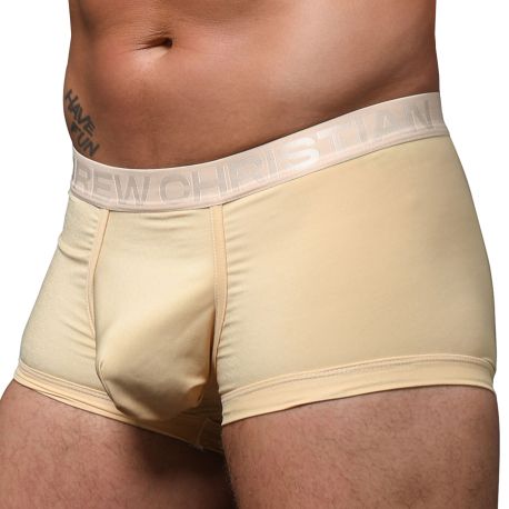 Andrew Christian Trophy Boy Bamboo Trunks - Sand