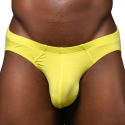 Andrew Christian Happy No-Show Briefs - Citrus Yellow