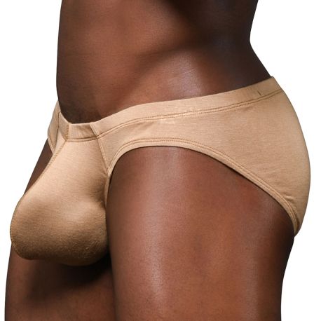 Andrew Christian Slip Happy No-Show Beige