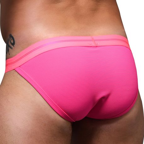 Andrew Christian Almost Naked Miami Cabana Boy Tanga Briefs -Pink
